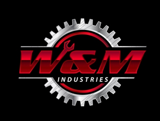 W&M Industries logo design by DreamLogoDesign