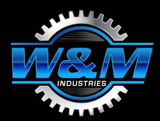 W&M Industries logo design by DreamLogoDesign