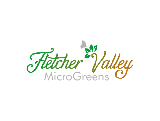 Fletcher Valley Microgreens logo design by ROSHTEIN