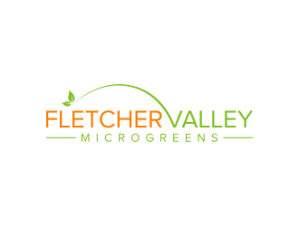 Fletcher Valley Microgreens logo design by ubai popi