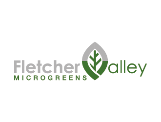 Fletcher Valley Microgreens logo design by mhala