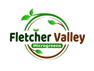 Fletcher Valley Microgreens logo design by Arrs