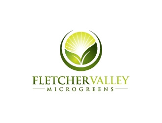Fletcher Valley Microgreens logo design by usef44