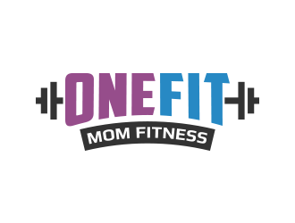 One Fit Mom Fitness logo design by lexipej