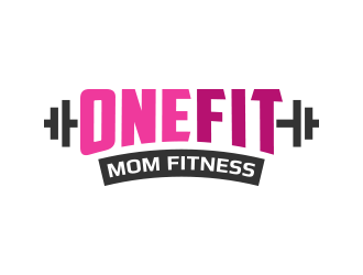 One Fit Mom Fitness logo design by lexipej
