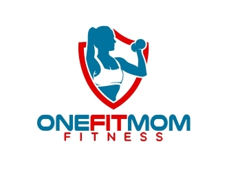 One Fit Mom Fitness logo design by b3no