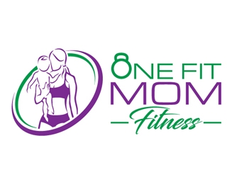 One Fit Mom Fitness logo design by logoguy