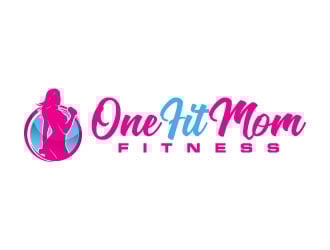 One Fit Mom Fitness logo design by daywalker