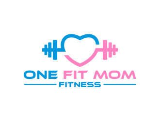 One Fit Mom Fitness logo design by done