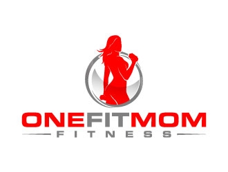 One Fit Mom Fitness logo design by daywalker