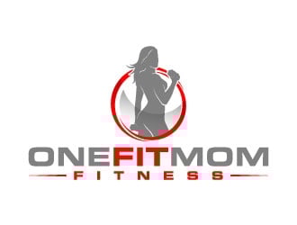 One Fit Mom Fitness logo design by daywalker