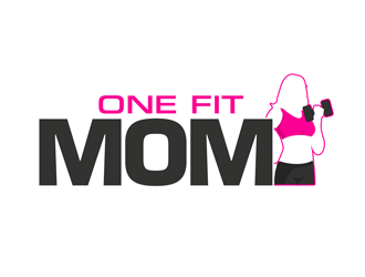 One Fit Mom Fitness logo design by kunejo