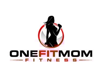 One Fit Mom Fitness logo design by daywalker