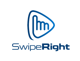 Swipe Right logo design by Coolwanz