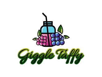 Giggle Taffy logo design by BaneVujkov
