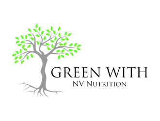 Green With NV Nutrition logo design by jetzu
