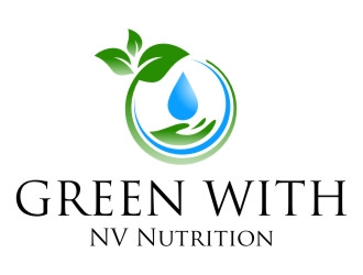 Green With NV Nutrition logo design by jetzu