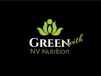 Green With NV Nutrition logo design by mawanmalvin