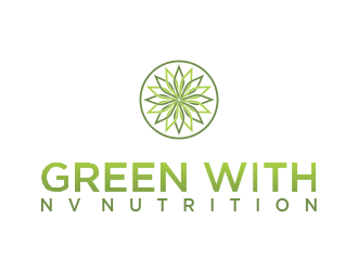 Green With NV Nutrition logo design by oke2angconcept