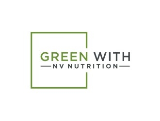 Green With NV Nutrition logo design by bricton