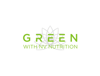 Green With NV Nutrition logo design by vostre