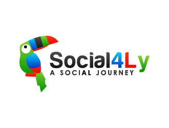 Social4Ly logo design by BrightARTS