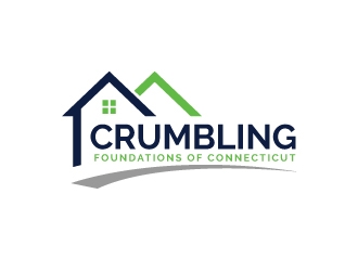Crumbling Foundations of Connecticut logo design by jhanxtc