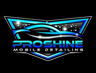 Proshine Mobile Detailing logo design by uttam