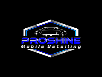 Proshine Mobile Detailing logo design by giphone