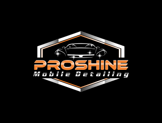 Proshine Mobile Detailing logo design by giphone