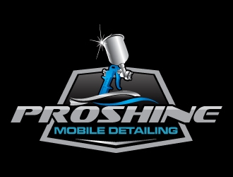 Proshine Mobile Detailing logo design by Suvendu