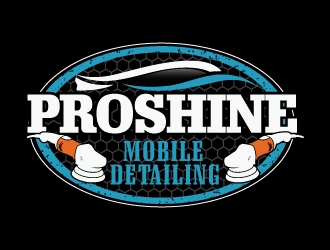 Proshine Mobile Detailing logo design by Suvendu