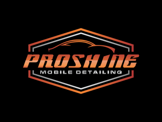 Proshine Mobile Detailing logo design by oke2angconcept