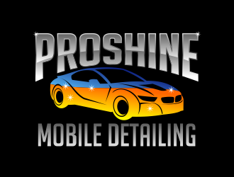 Proshine Mobile Detailing logo design by beejo