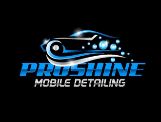 Proshine Mobile Detailing logo design by usashi
