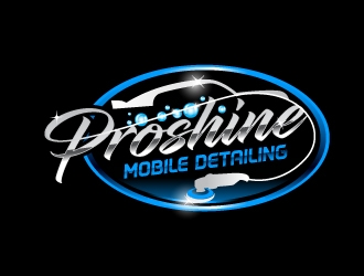 Proshine Mobile Detailing logo design by usashi