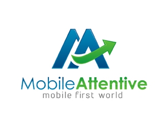Mobile Attentive logo design by neonlamp