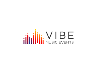 Vibe Music Events logo design by noviagraphic