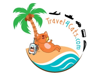 Travel4Cats logo design by alxmihalcea