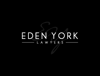 Eden York Lawyers logo design by denfransko
