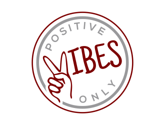 Positive Vibes Only logo design by done