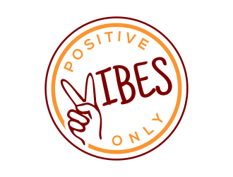 Positive Vibes Only logo design by done