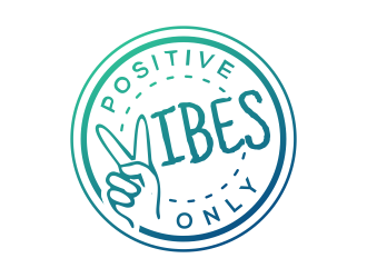 Positive Vibes Only logo design by done