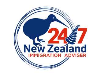 24/7/New Zealand Immigration Adviser logo design by Realistis