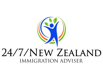 24/7/New Zealand Immigration Adviser logo design by jetzu