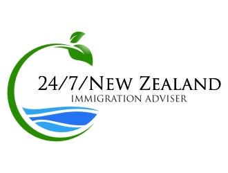 24/7/New Zealand Immigration Adviser logo design by jetzu