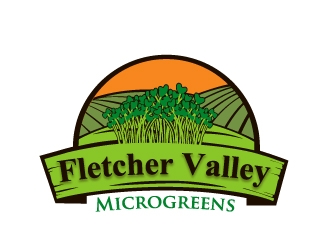 Fletcher Valley Microgreens logo design by tec343