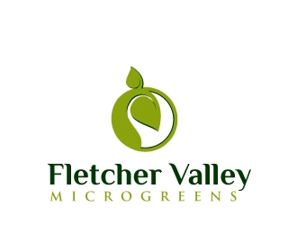 Fletcher Valley Microgreens logo design by tec343