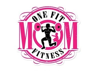 One Fit Mom Fitness logo design by logoguy
