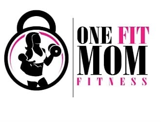 One Fit Mom Fitness logo design by logoguy